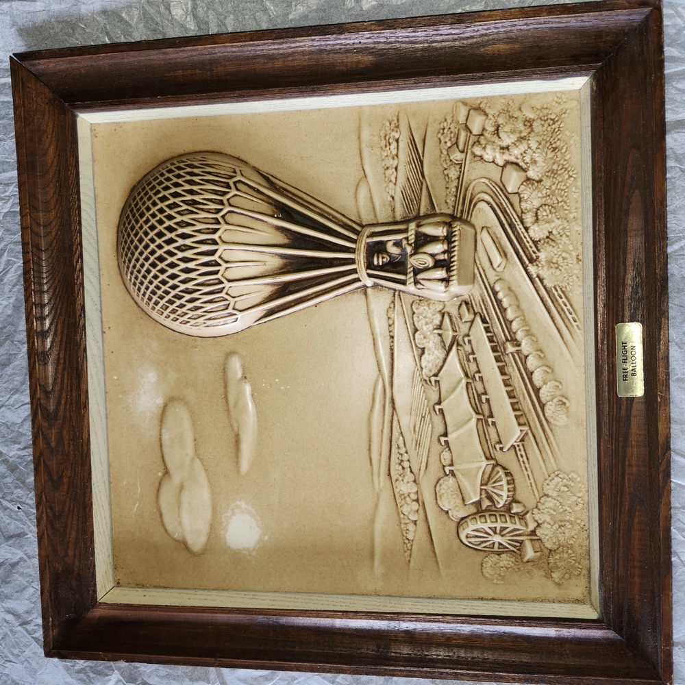 Vintage Hot Air Balloon Wall Art
